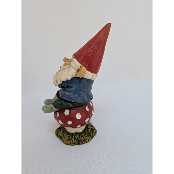 Gnomy Rien Poortvliet The Gnome 363 Years Playing Flute Elf - Picture 3 of 6